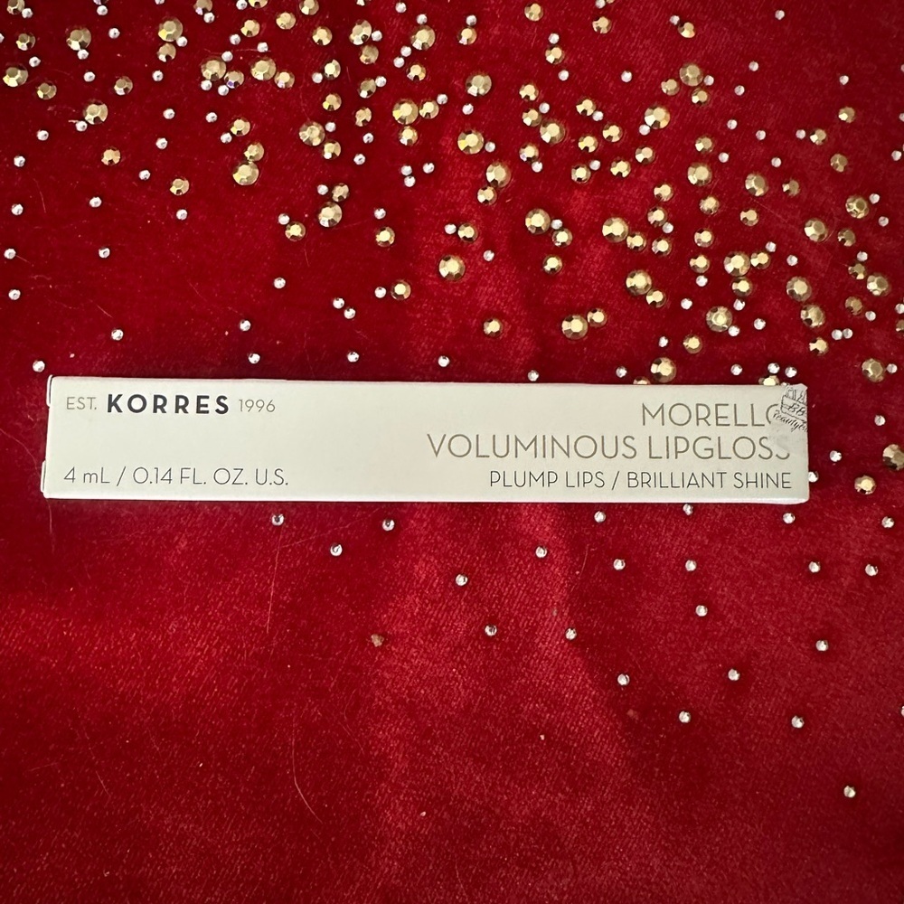 Korres Morello Voluminous LipGloss - Plump Lips / Brilliant Shine NIB